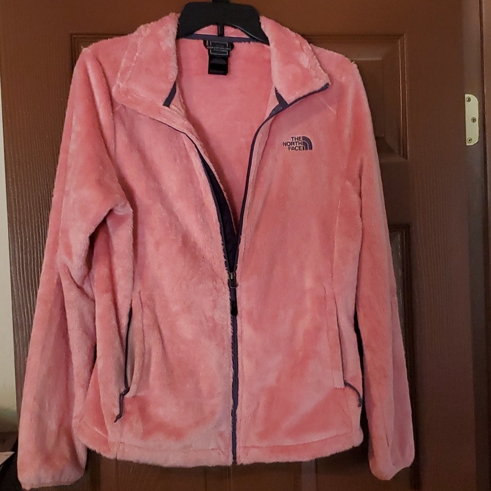 Pink North Face jacket